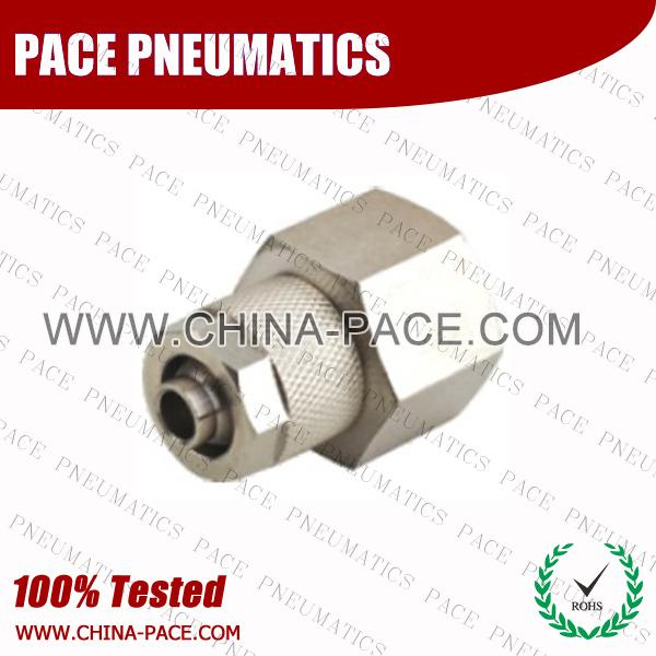 Female Adapter Rapid Screw Fittings for Plastic Tube, Brass connectors, Brass Pipe Joint Fittings, Pneumatic Fittings, Air Fittings, Pneumatic Fittings, Tube fittings, Pneumatic Tubing, pneumatic accessories.